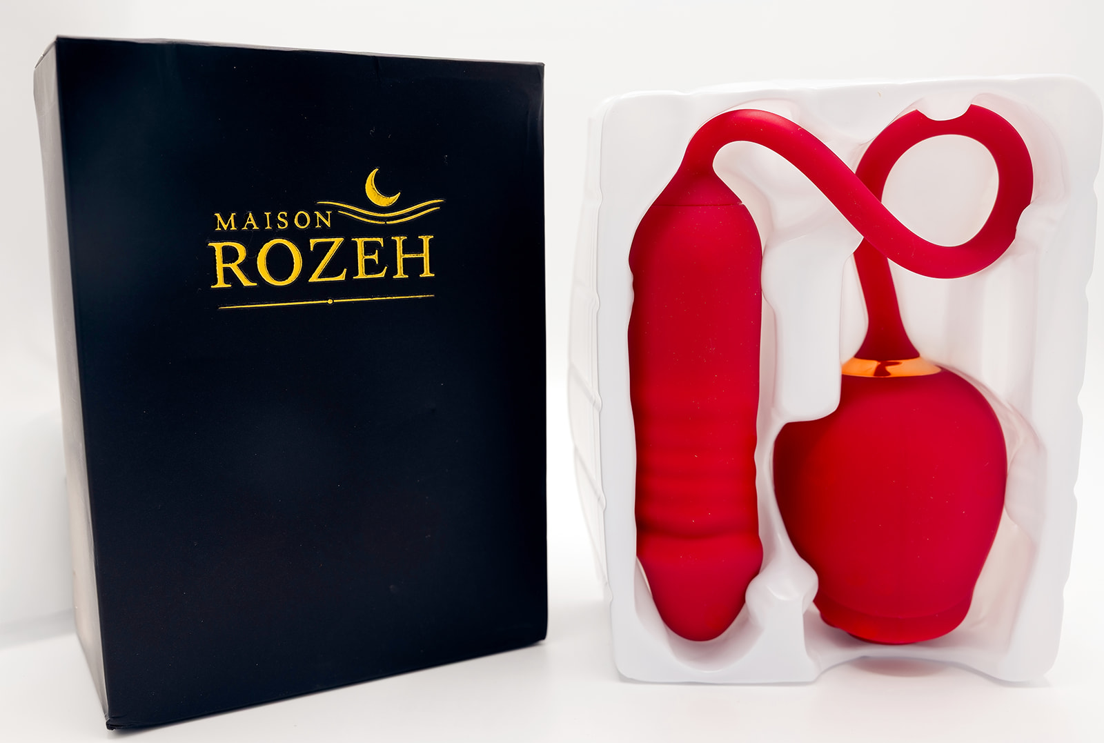 Maison Rozeh Rose Sex Toy with Thrusting G-Spot Vibrators