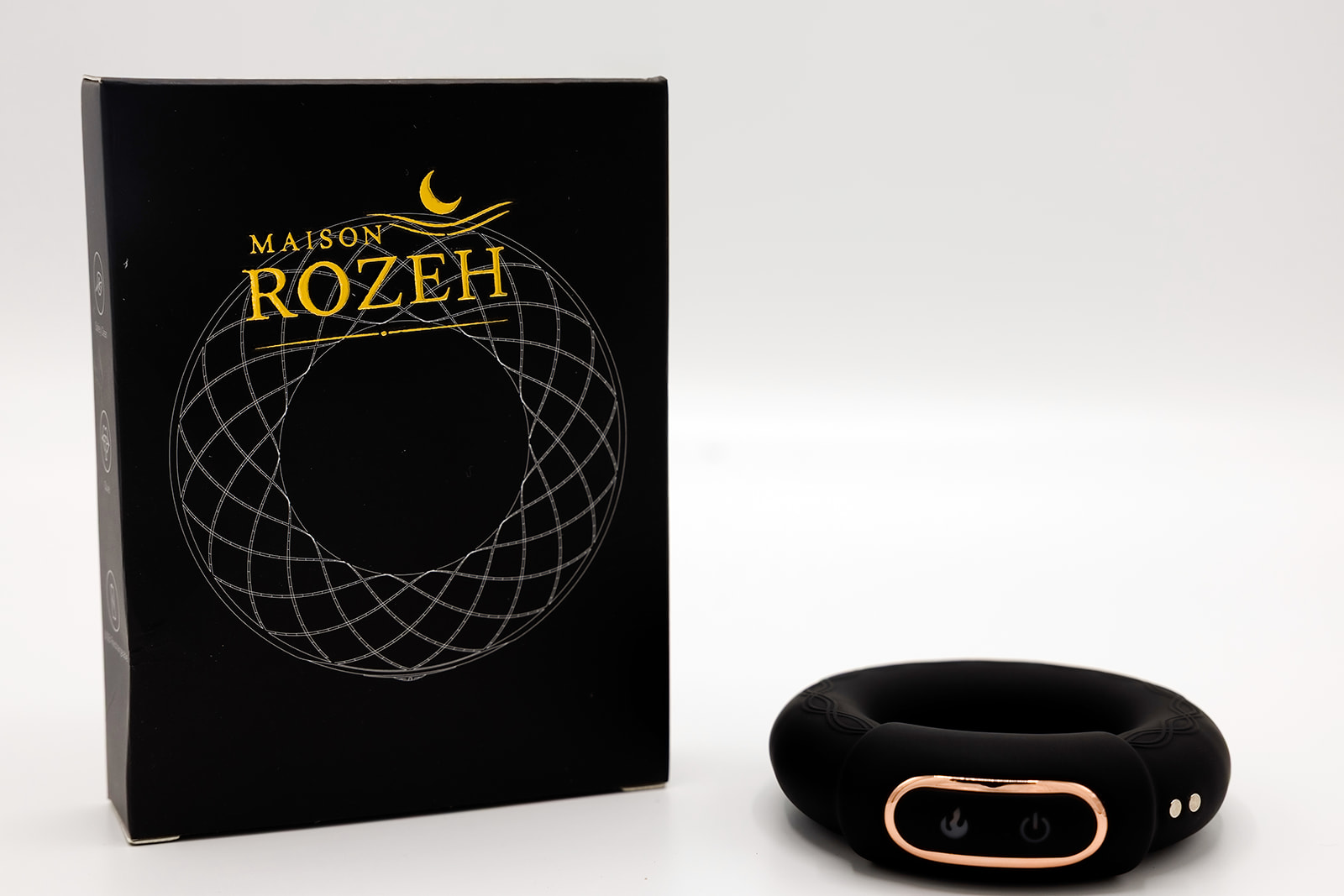 Maison Rozeh's Black Vibrating Cock Ring